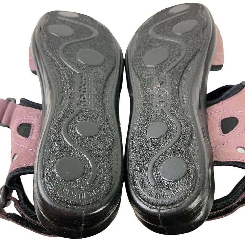Hotter Comfort Concept Purple Strappy Sporty Casual Sandals Shoes sz 8